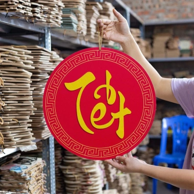 Bảng Chữ Tết 2.026 Gỗ Bách Mộc Trang Trí Nhà Cửa, 71.100₫ Giảm 20%