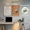 Bảng combo ghim Lie ghim Bần Melamin trắng khung gỗ nâu 60x90cm giá ưu đãi 355.000 VND 4