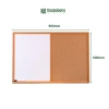 Bảng combo ghim Lie ghim Bần Melamin trắng khung gỗ nâu 60x90cm giá ưu đãi 355.000 VND 8