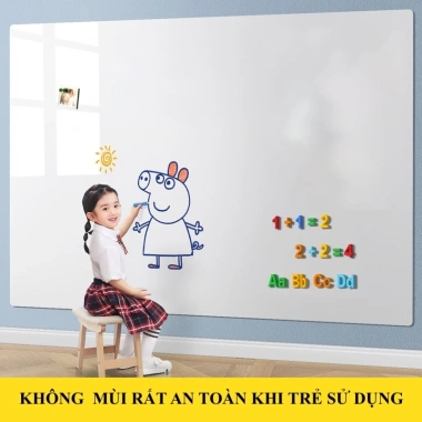 Bảng Dán Tường Từ Tính Cho Bé Bảng Trắng Kèm Quà Tặng Giá Ưu Đãi 229k 6