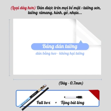 Bảng Dán Tường Viết Phân Bảng Trắng Thông Minh Không Hại Tường Dạy Học Bé Giá 61.000 10 Bảng Dán Tường Viết Phân Bảng Trắng Thông Minh Không Hại Tường Dạy Học Bé Giá 61.000 10