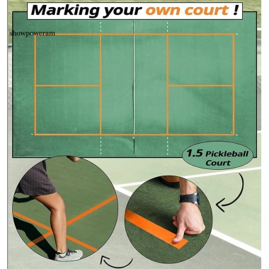 Băng đánh dấu sân thể thao SPM - Chất lượng cao, dễ cắt, bền, phù hợp pickleball và ngoài trời - 356.011₫