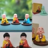 Bảng Dash Xe Ô Tô Trang Trí Năng Lượng Mặt Trời Bobble Lắc Nhảy Phật Tượng YTH