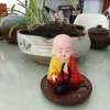 Bảng Dash Xe Ô Tô Trang Trí Năng Lượng Mặt Trời Bobble Lắc Nhảy Phật Tượng YTH 3