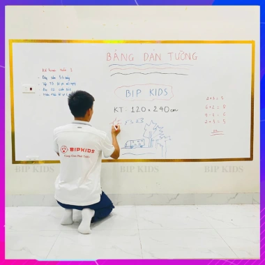 Bảng Decal Cao Cấp BIP KIDS Không Hút Nam Châm - Dán tường, Giá ưu đãi 203.000 VND