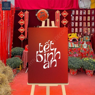 Bảng Decor Tết 2.026 HỎA TỐC Fomex Dựng & Treo Tường - Trang Trí Quán Cafe, Giảm Giá 260k 2
