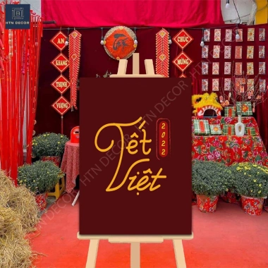 Bảng Decor Tết 2.026 HỎA TỐC Fomex Dựng & Treo Tường - Trang Trí Quán Cafe, Giảm Giá 260k 6