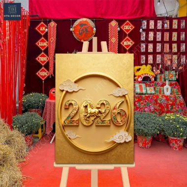 Bảng Decor Tết 2.026 HỎA TỐC Fomex Dựng & Treo Tường - Trang Trí Quán Cafe, Giảm Giá 260k 9