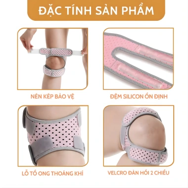 Băng đệm silicone Aolikes 7.928 bảo vệ gối thể thao, an toàn chạy bộ, đạp xe, tập gym - Giá chỉ 128.000₫