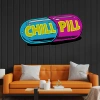 Bảng Đèn Led Neon CHILL PILL 50cm - Trang Trí Nội Thất, Giá Ưu Đãi 120k 2