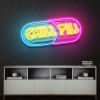 Bảng Đèn Led Neon CHILL PILL 50cm - Trang Trí Nội Thất, Giá Ưu Đãi 120k 3