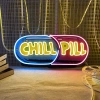 Bảng Đèn Led Neon CHILL PILL 50cm - Trang Trí Nội Thất, Giá Ưu Đãi 120k 6