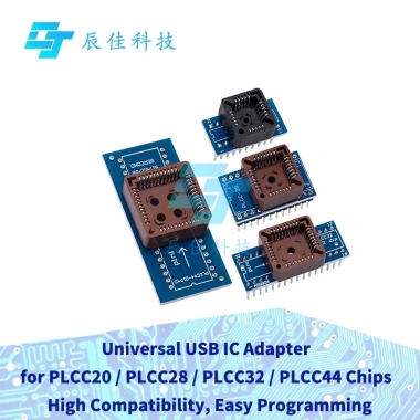 Bảng điều hợp USB PLCC20/28/32/44 - Lập trình EEPROM, FLASH, Vi điều khiển 54.405₫