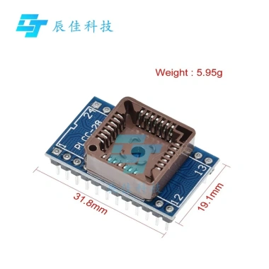 Bảng điều hợp USB PLCC20/28/32/44 - Lập trình EEPROM, FLASH, Vi điều khiển 54.405₫