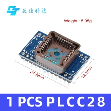 Bảng điều hợp USB PLCC20/28/32/44 - Lập trình EEPROM, FLASH, Vi điều khiển 54.405₫