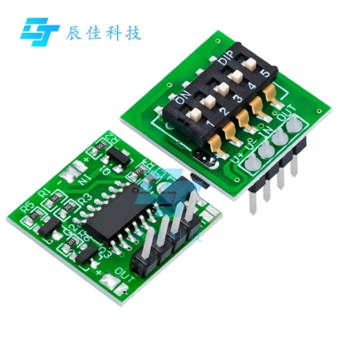 Bảng điều khiển công tắc hẹn giờ 10s‑24h, mô-đun rơle trễ điều chỉnh 1‑5 kênh 3
