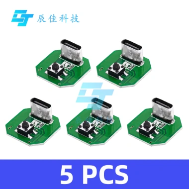 Bảng điều khiển đèn pin DIY 1-5 Cái, mạch tích hợp TypeC, mô-đun sạc-xả, giá chỉ 33.000₫ 9 Bảng điều khiển đèn pin DIY 1-5 Cái, mạch tích hợp TypeC, mô-đun sạc-xả, giá chỉ 33.000₫ 9