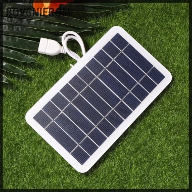 Bảng Điều Khiển Năng Lượng Mặt Trời 2W USB Chống Nước Pin Di Động Sạc Điện Thoại Cắm Trại Đường Dài 5V 89.700₫