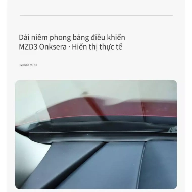 Bảng điều khiển trung tâm Mazda 3 2.020-2.026 dải niêm phong, dải cách âm, sửa đổi - phù hợp 20-26, giá 194.700 VND