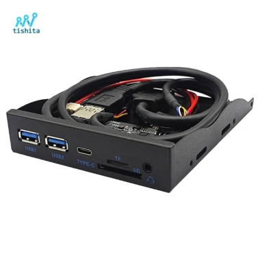 Bảng điều khiển USB Tishita 19 Pin Hub Type C + TF, USB3.2 Gen1 5Gbps Giá 574.200₫