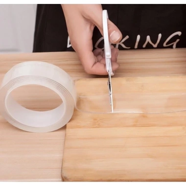 Băng dính 2 mặt siêu dính Nano trong suốt 3cm x 3m - Dính mọi bề mặt ms420 7