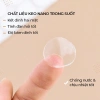 Băng dính 2 mặt siêu dính tròn 100 chấm 1-1.5cm trong suốt HOA GẠO giá chỉ 18.000đ 3