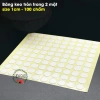 Băng dính 2 mặt siêu dính tròn 100 chấm 1-1.5cm trong suốt HOA GẠO giá chỉ 18.000đ 10
