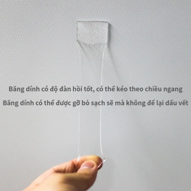 Băng dính 2 mặt trong suốt Skora Hàn Quốc nano 2mm siêu dính, đa năng, bảo hành 6 tháng - Giá 142.000₫ 3
