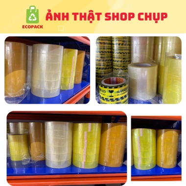 Băng dính cuộn 1kg lõi nhựa 2.4mm Giá siêu tiết kiệm 23.000 VNĐ độ bám cao đa năng cho mọi công việc 2