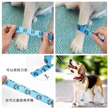 Băng Dính Tự Dính Cho Chó Mèo - Bảo Vệ Chân Không Bẩn, Vải Không Dệt, Nhiều Kích Cỡ 7
