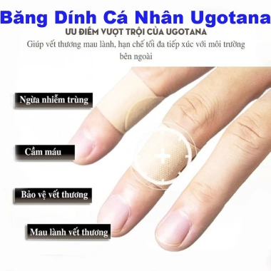 Băng Dính Y Tế Cá Nhân Ugotana Túi 50+1 - Giá Chỉ 19.000 VNĐ, Bảo Vệ An Toàn