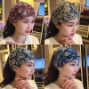 Băng đô Bandana che tóc màu xám - phong cách trẻ trung, giá ưu đãi 46.440 VND
