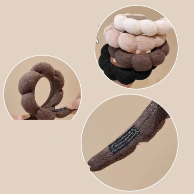 Băng đô bện đơn giản tiện dụng, phụ kiện hỗ trợ rửa mặt, giao nhanh địa phương 8