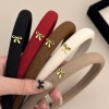 Băng Đô Bờm Tóc Nỉ Đính Nơ Tiểu Thư 1.5cm Giá Ưu Đãi 65k - Nhẹ Nhàng, Dễ Đặt 2