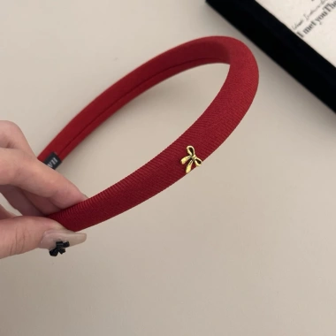 Băng Đô Bờm Tóc Nỉ Đính Nơ Tiểu Thư 1.5cm Giá Ưu Đãi 65k - Nhẹ Nhàng, Dễ Đặt