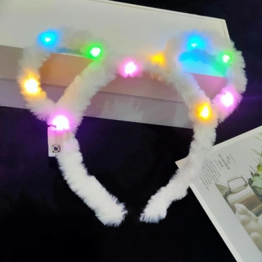Băng Đô Cài Tóc Mickey Tai Chuột Đèn LED Sáng Rực Độc Đáo, Giá 34.508đ