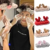 Băng đô cài tóc rửa mặt bản rộng co giãn, chống trượt, phong cách Hàn Quốc dễ thương cho nam - 17.000₫