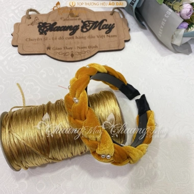 Băng Đô Cài Tóc Vải Nhung Đính Đá Ngọc Cao Cấp - Phối Áo Dài Dự Tiệc Lễ Tết Đẹp 2 Băng Đô Cài Tóc Vải Nhung Đính Đá Ngọc Cao Cấp - Phối Áo Dài Dự Tiệc Lễ Tết Đẹp 2