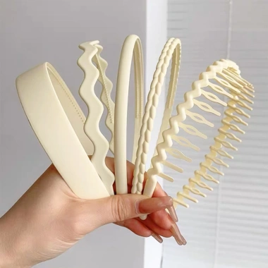 Băng đô chống trượt rửa mặt 9 chiếc màu đơn sắc - Phụ kiện tóc nữ, giao hàng tận nơi, 48.017₫ 10