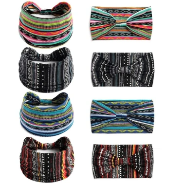 Băng Đô COFORDOS Cotton Co Giãn Bohemian Nữ - Mũ Turban Thời Trang Yoga