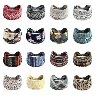 Băng Đô COFORDOS Cotton Co Giãn Bohemian Nữ - Mũ Turban Thời Trang Yoga