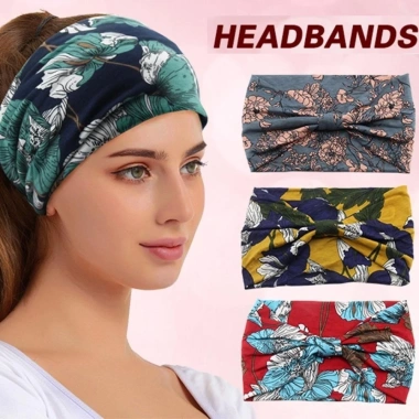 Băng Đô COFORDOS Cotton Co Giãn Bohemian Nữ - Mũ Turban Thời Trang Yoga