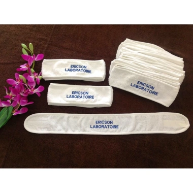 Băng Đô Dinh Nhám Spa - Quấn Đầu Đẹp, Thêu Logo Theo Yêu Cầu, Giá 9.998