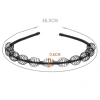 Băng đô gợn sóng kim loại dày EHES cho nam nữ - Phong cách hiện đại, giá 12.357₫ 6