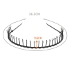 Băng đô gợn sóng kim loại dày EHES cho nam nữ - Phong cách hiện đại, giá 12.357₫ 7