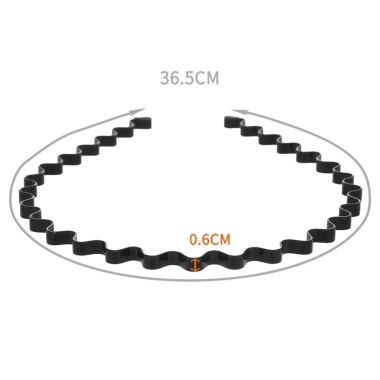 Băng đô gợn sóng kim loại dày EHES cho nam nữ - Phong cách hiện đại, giá 12.357₫