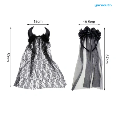 Băng Đô Halloween Quỷ Sừng và Mạng Lưới - Phụ Kiện Hóa Trang Giá ưu đãi 67,350₫ 5