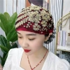 Băng đô hoa lông vũ phong cách mùa hè, túi hoa sau, mũ đế, ren nhẹ, che đầu thoáng mát 3