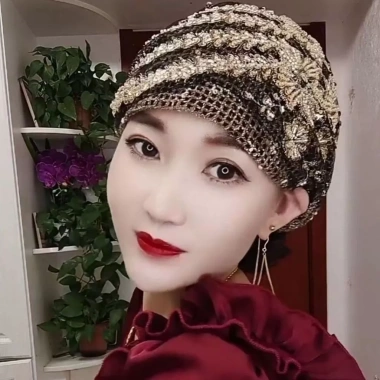 Băng đô hoa lông vũ phong cách mùa hè, túi hoa sau, mũ đế, ren nhẹ, che đầu thoáng mát