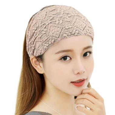 Băng đô hoa lưới EPOCH ren rỗng Hàn Quốc, mũ đầu rộng co giãn thời trang tóc